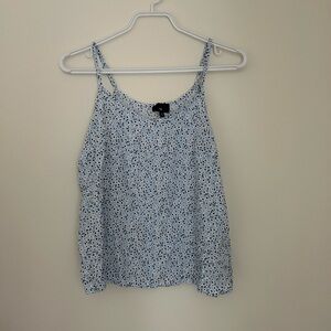 Tag Black and White Fitted Camisole Top